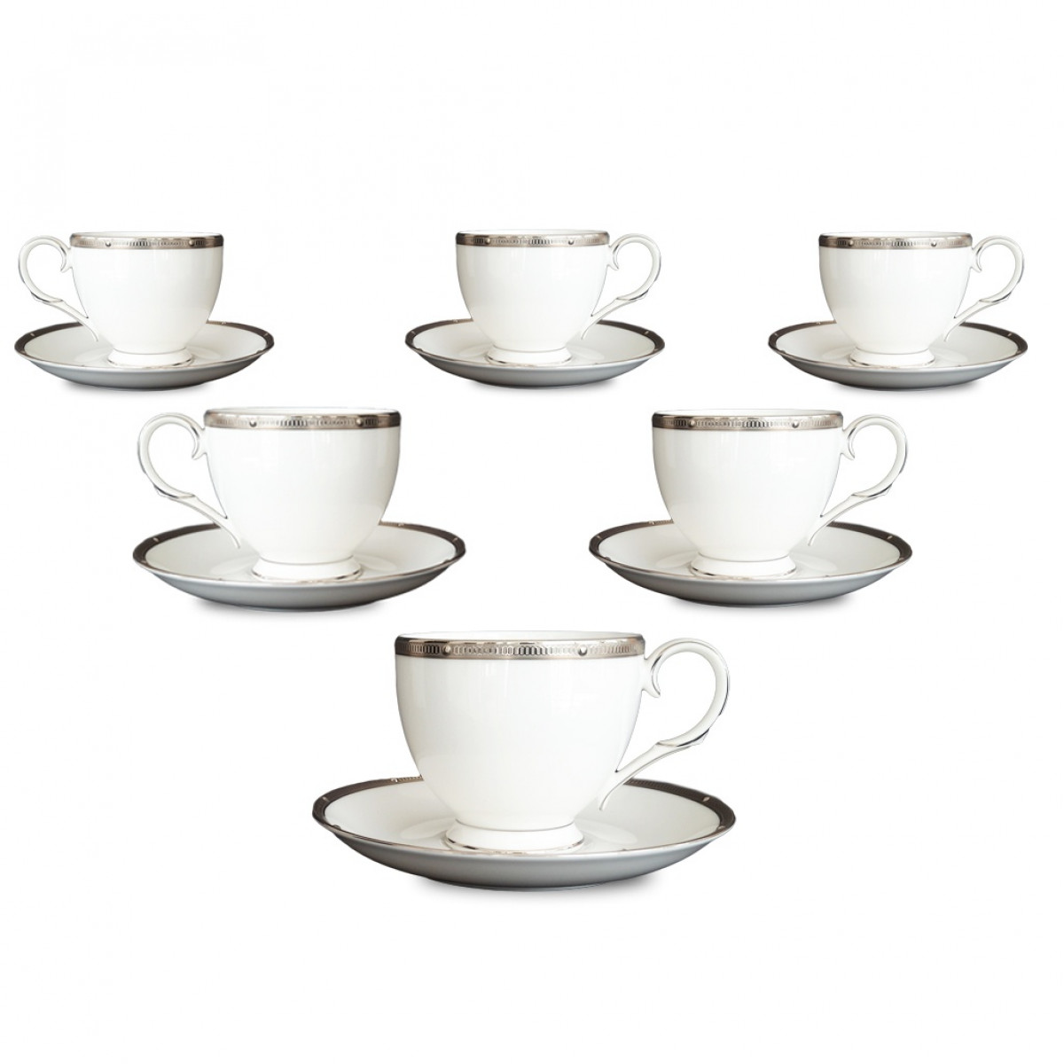 Rochelle Platinum Tea Set 4795 Noritake